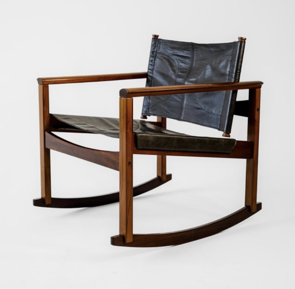 Michel Arnoult cadeira de balanço – 1970. Linha Peg Lev